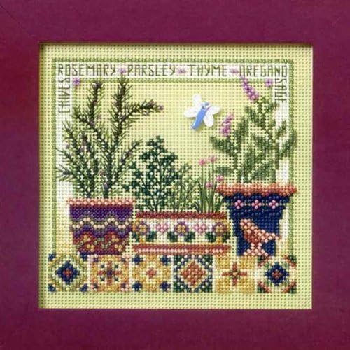 Herb Garden - Beaded Cross Stitch Kit