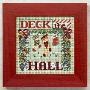 Deck the Hall - Beaded Cross Stitch Kit