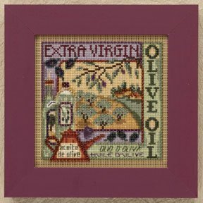 Olive Oil - Beaded Cross Stitch Kit