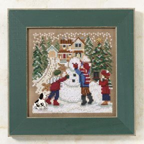 Snow Day - Beaded Cross Stitch Kit