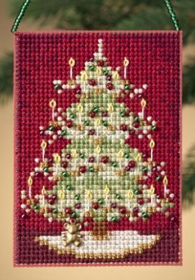 Victorian Tree - Beaded Cross Stitch Kit