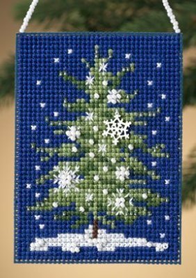 Snowflake Tree - Beaded Cross Stitch Kit