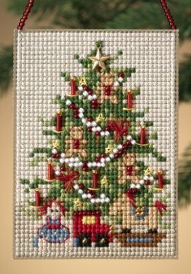 Old Fashioned Tree - Beaded Cross Stitch Kit