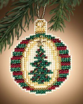 Golden Tannenbaum - Beaded Cross Stitch Kit