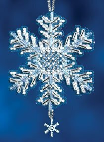 Ice Crystal - Beaded Cross Stitch Kit