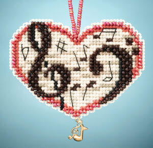 Love Notes - Beaded Cross Stitch Kit