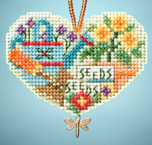 Love Gardening - Beaded Cross Stitch Kit