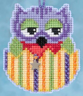 Violet (Owlets) - Beaded Cross Stitch Kit