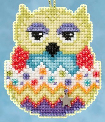 Kiwi (Owlets) - Beaded Cross Stitch Kit
