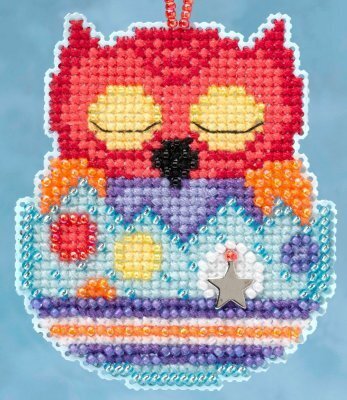 Huey (Owlets) - Beaded Cross Stitch Kit
