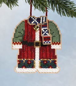 Santa's Coat - Beaded Cross Stitch Kit