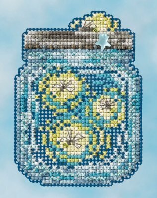 Fireflies - Beaded Cross Stitch Kit