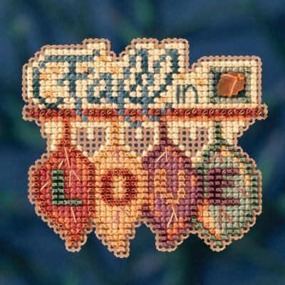 Fall in Love - Beaded Cross Stitch Kit