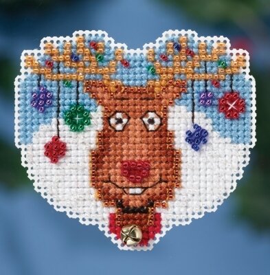 Reindeer Games - Beaded Cross Stitch Kit