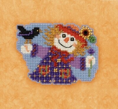 Sally Scarecrow - Beaded Cross Stitch Kit