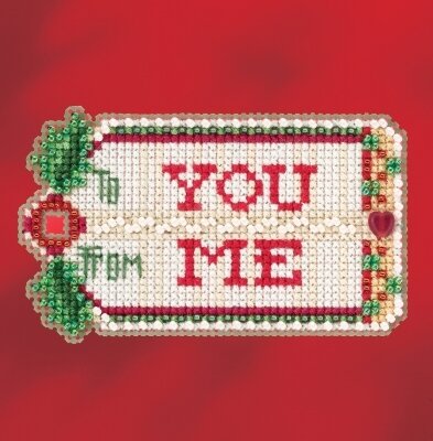 Gift Tag - Beaded Cross Stitch Kit