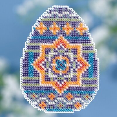 Medallion Egg - Beaded Cross Stitch Kit