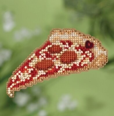 Pizza Slice (2018) - Beaded Cross Stitch Kit