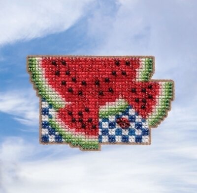 Watermelon - Beaded Cross Stitch Kit