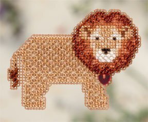 Lion Heart - Beaded Cross Stitch Kit