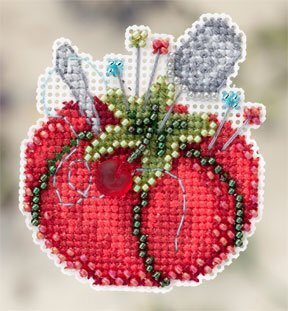 Tomato Pincushion - Beaded Cross Stitch Kit
