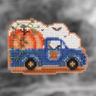 Pumpkin Delivery (2021) - Beaded Cross Stitch Kit