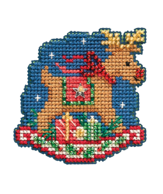 Rocking Reindeer (2021) - Beaded Cross Stitch Kit