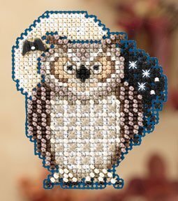 Hooty - Beaded Cross Stitch Kit