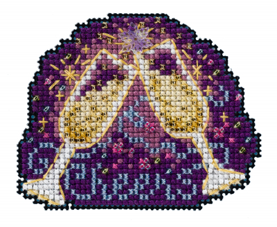Cheers 2022 - Beaded Cross Stitch Kit