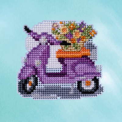 Scooter - Beaded Cross Stitch Kit