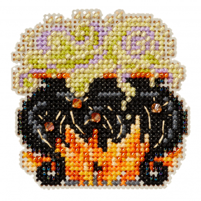 Witch's Cauldron - Halloween Beaded Cross Stitch Kit