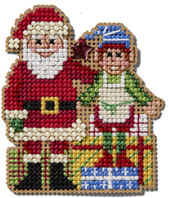 North Pole 2024 - Christmas Ornament Cross Stitch Kit