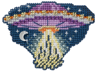 UFO - Beaded Cross Stitch Kit