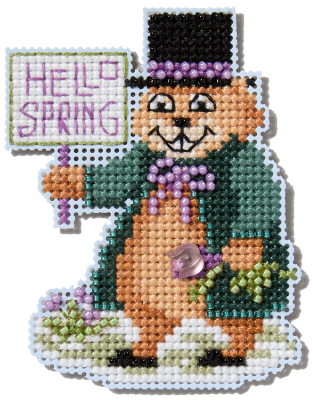 Groundhog Day 2025 - Beaded Cross Stitch Kit