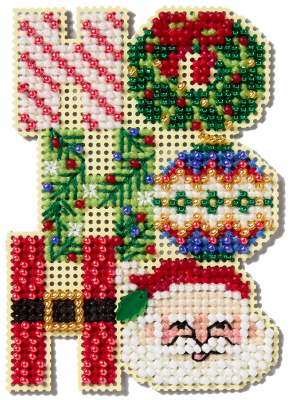 Ho Ho Ho 2025 - Christmas Ornament Cross Stitch Kit