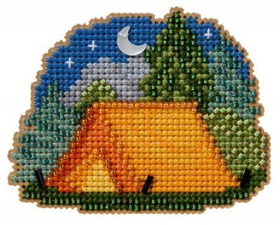 Tent - Beaded Cross Stitch Kit