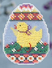 Chick Egg - Beaded Cross Stitch Kit