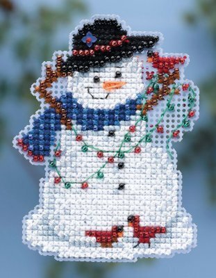Snow Fun - Beaded Cross Stitch Kit