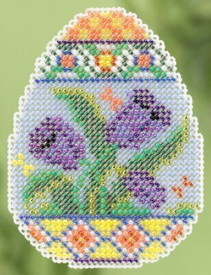 Tulip Egg - Beaded Cross Stitch Kit
