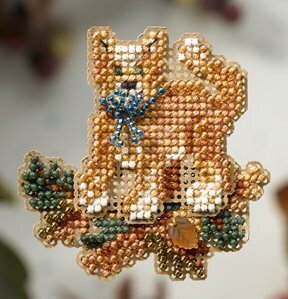 Tabby Cat - Beaded Cross Stitch Kit