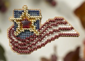 Stars and Stripes - Beaded Cross Stitch Kit