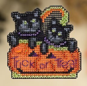 Kitty Treat - Beaded Cross Stitch Kit