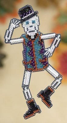 Mr. Bones - Beaded Cross Stitch Kit