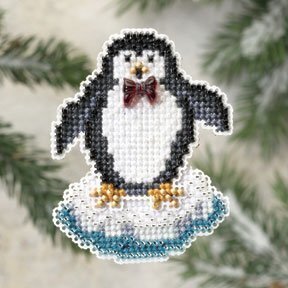 Proud Penguin - Beaded Cross Stitch Kit