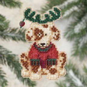Reindog - Beaded Cross Stitch Kit