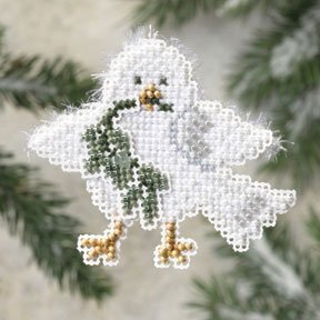 Downy Dove - Beaded Cross Stitch Kit