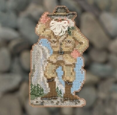 Yosemite Santa (2018) - Beaded Cross Stitch Kit