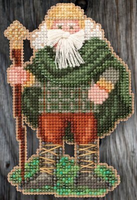 Ireland Santa (2015) - Beaded Cross Stitch Kit