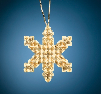 Victorian Snowflake - Beaded Cross Stitch Kit