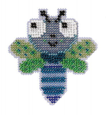 Dragonfly - Beaded Cross Stitch Kit